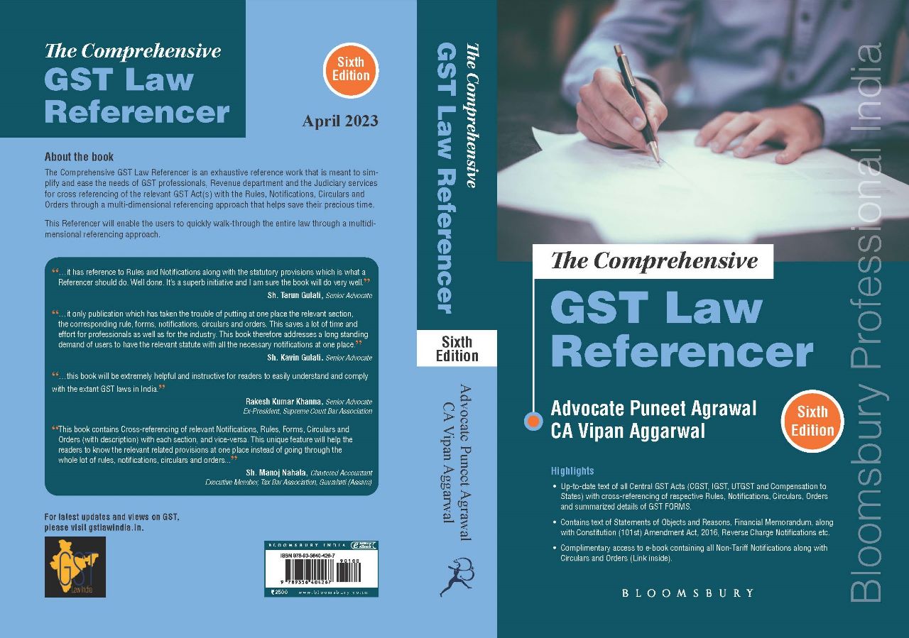 Complete GST Law referencer Vol 1