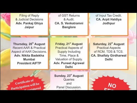 AIFTP CZ WEBINAR GST